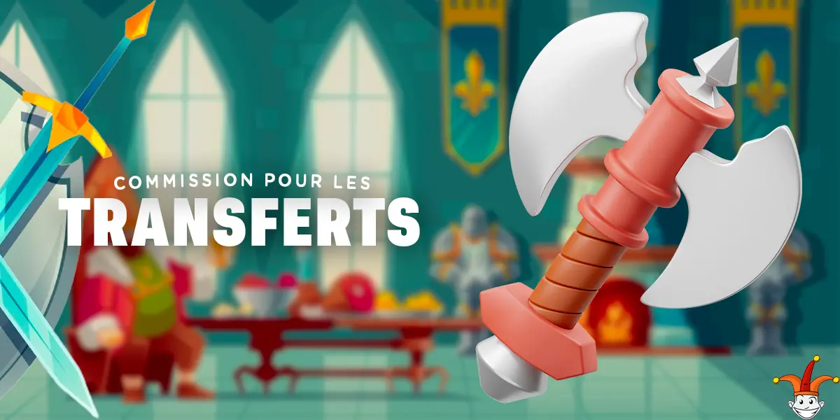 Frais de retrait et de dépôt d'argent